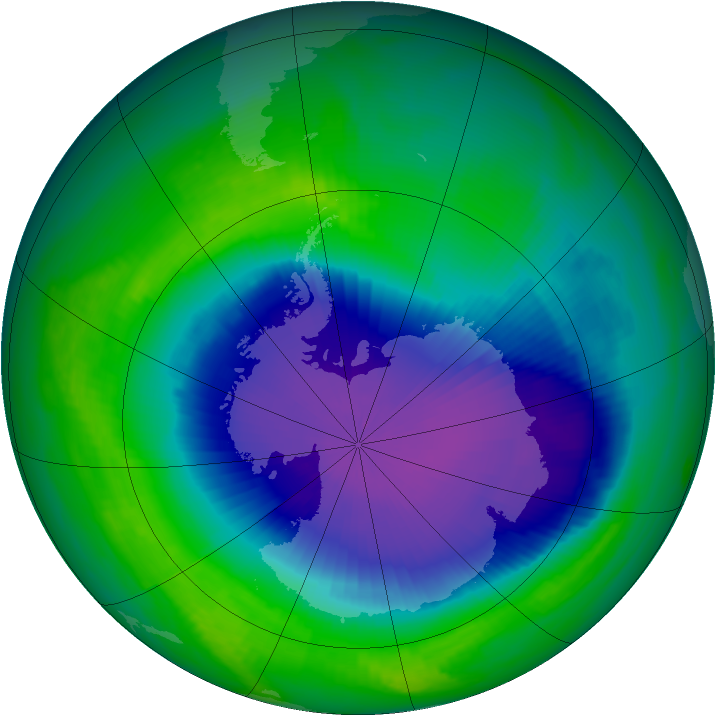 Ozone Map 1998-10-27